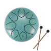 Tongue Drum 6 Inch Steel Tongue Drum Set 8 Tune Hand Pan Drum Pad Tank Sticks Carrying Bag Percussion Instruments Accessories