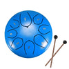 Tongue Drum 6 Inch Steel Tongue Drum Set 8 Tune Hand Pan Drum Pad Tank Sticks Carrying Bag Percussion Instruments Accessories