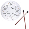 Tongue Drum 6 Inch Steel Tongue Drum Set 8 Tune Hand Pan Drum Pad Tank Sticks Carrying Bag Percussion Instruments Accessories