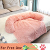 Plush Dog Sofa Cover Dog Beds Luxury Pet Items Beds for Little Medium Large Dogs Winter Warm Cat Beds Washable Large Dog Mats
