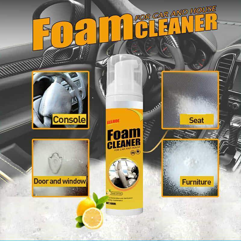 100ml Home Cleaning Foam Cleaner Spray Multi-purpose Anti-aging Cleaner Tools For Car Interiors Or Home Appliance Dropshipping